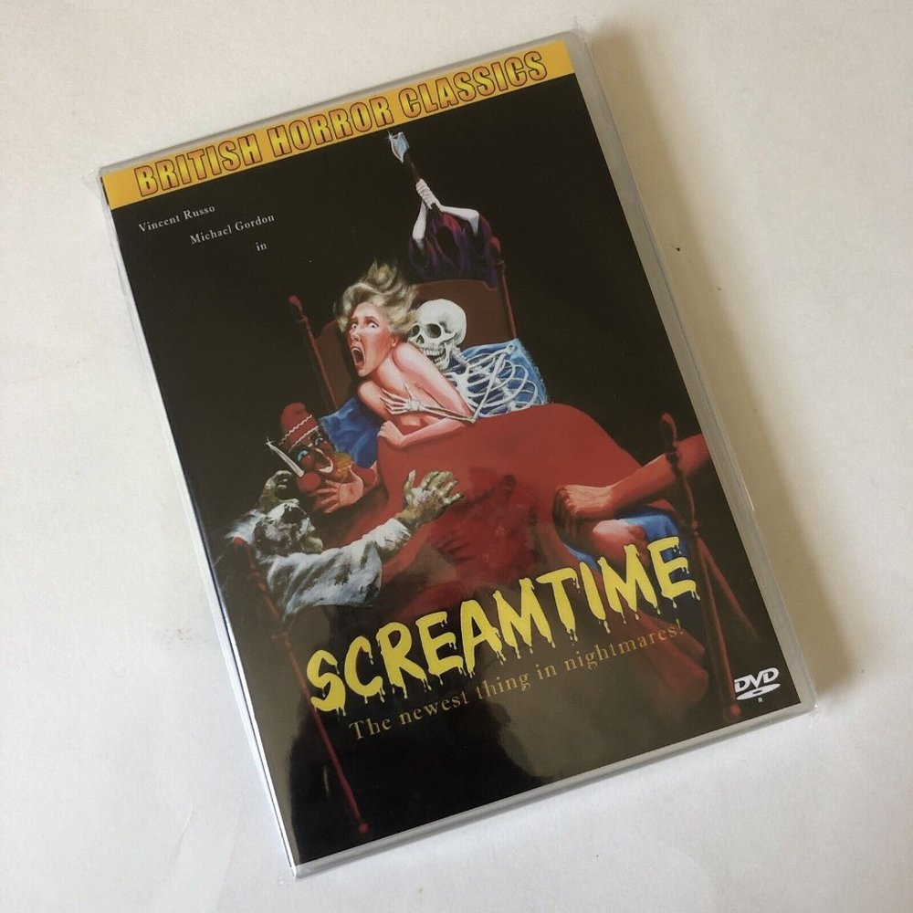 Screamtime DVD-Vincent Russo-Michael Gordon- blood-VHS terror-80s-rare UK Horror